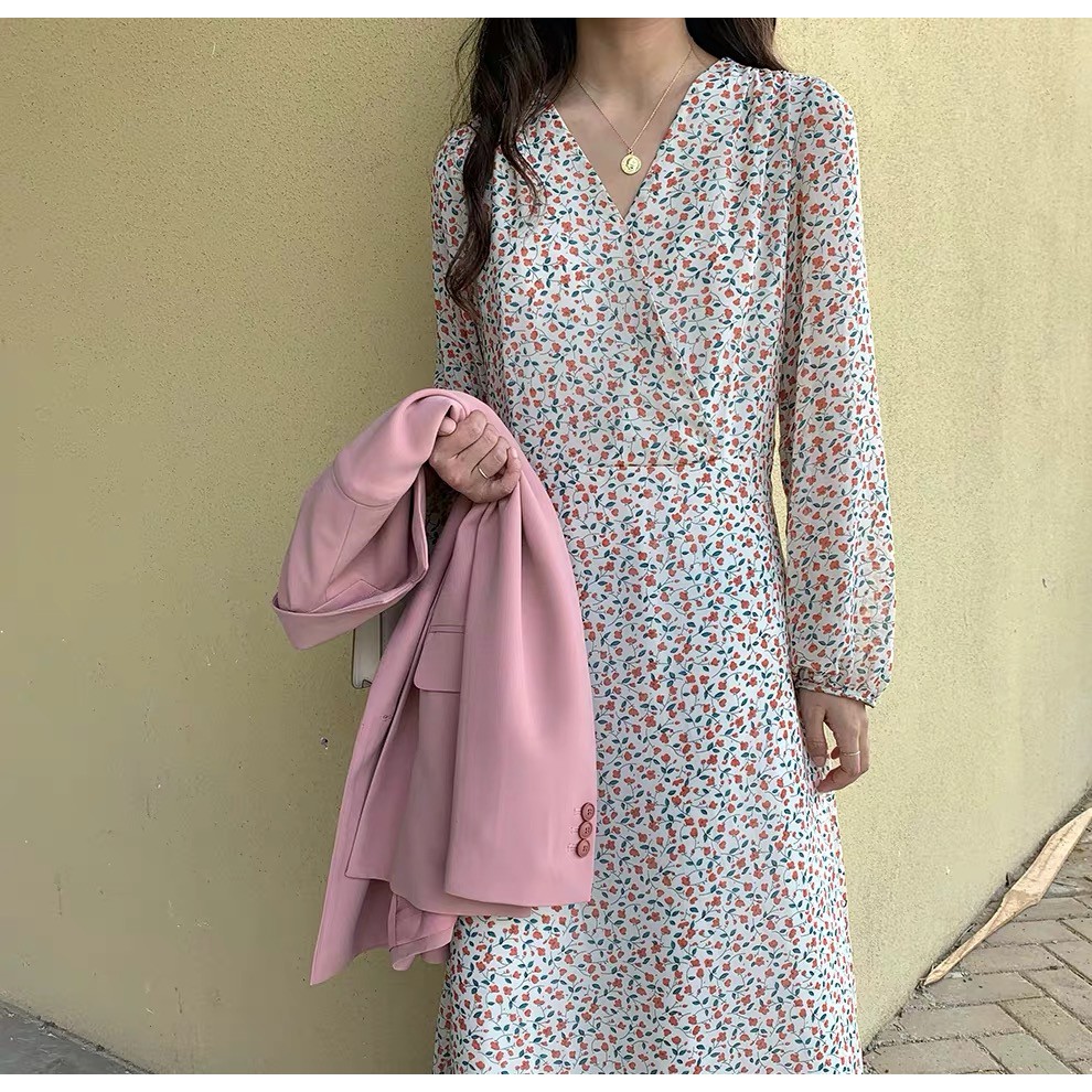 Ocien Dress - Đầm hoa voan