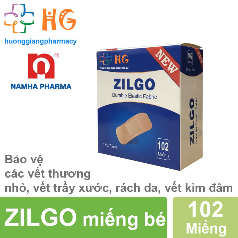 Zilgo - Băng cá nhân ( 102 miếng )