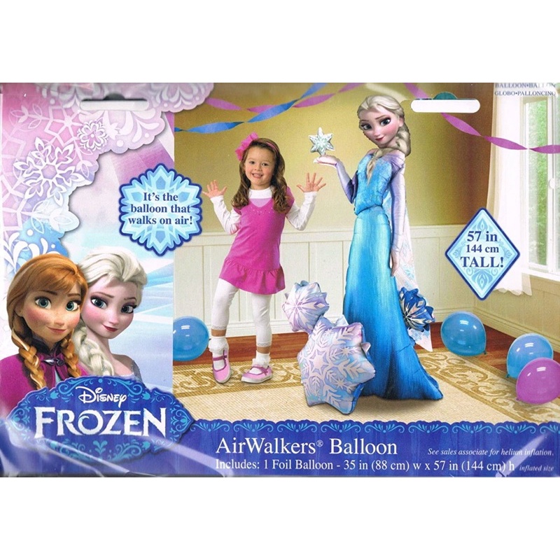 Bóng hình elsa, frozen balloons air walker xuất khẩu 144cm