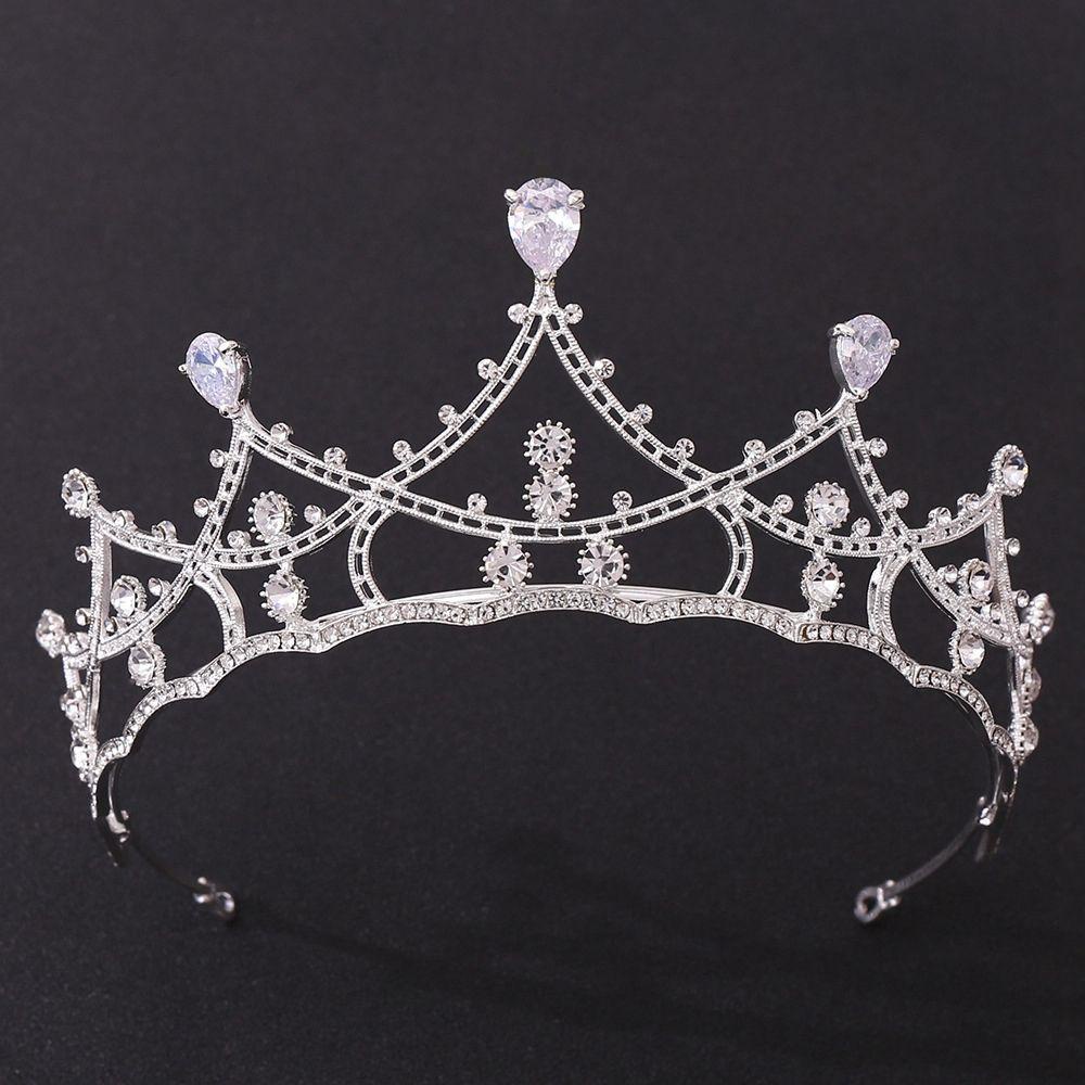 ANEMONE Vương Miện Công Chúa Đính Đá Thời Trang