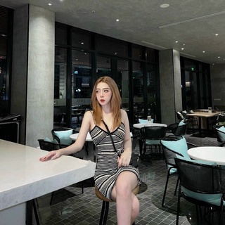 ĐẦM BODY LEN SỌC HAI DÂY
