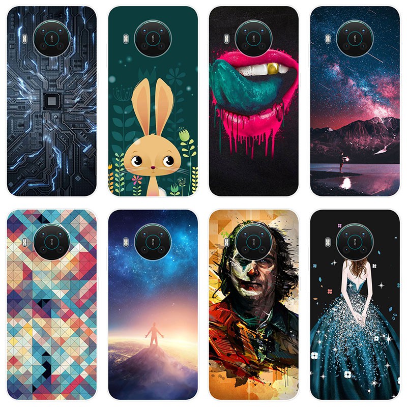 Ốp điện thoại tpu mềm họa tiết hoạt hình dễ thương cho Nokia X10 X20