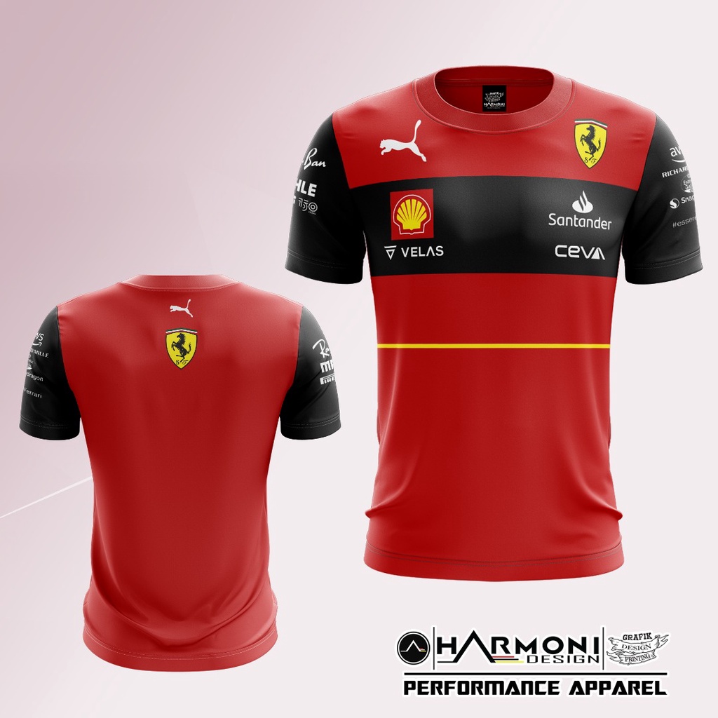 New BAJU FERRARI F1 2022 | Áo Thun Thăng Hoa Jersey