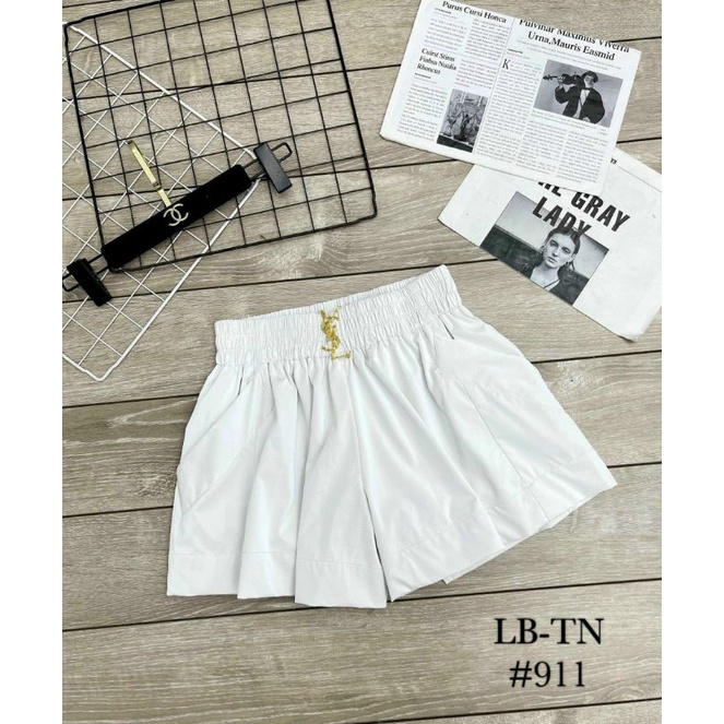 Quần sóc bom da nhung mềm túi ngang đẹp tuyệt