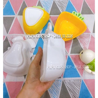 Set chén sứ thỏ/cà rốt lớn kèm muỗng sứ thỏ/cà rốt