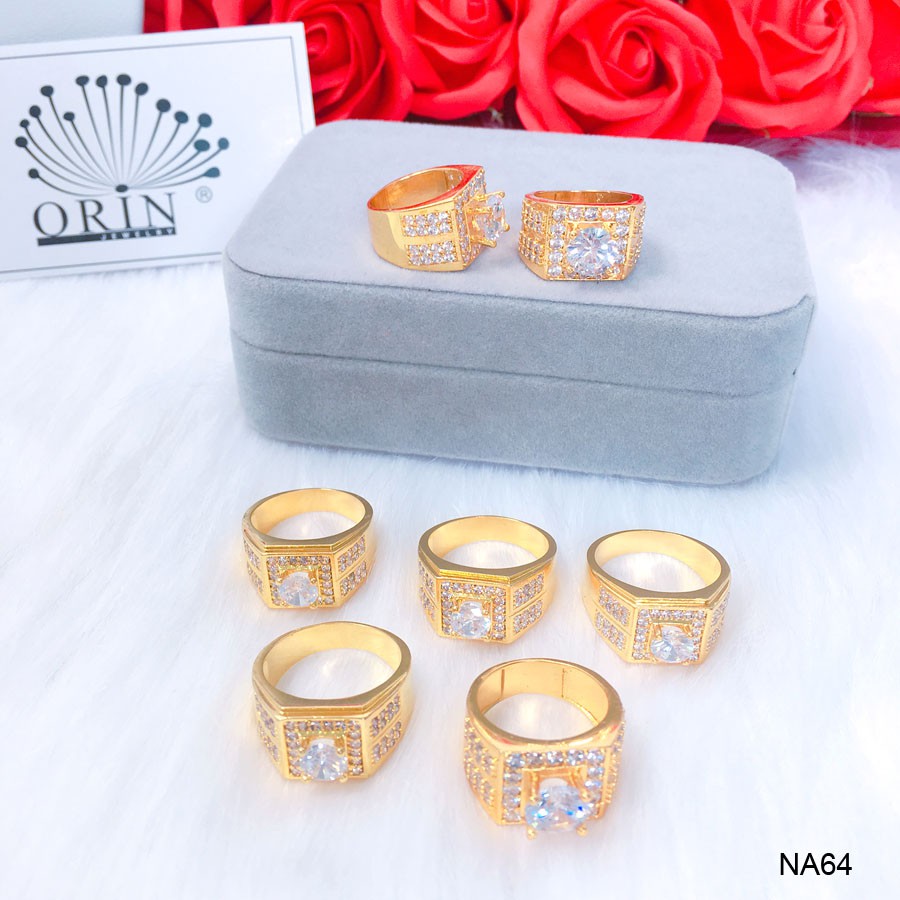 [Mã FAMAYMA giảm 10K đơn 50K] Nhẫn nam đính đá𝑭𝑹𝑬𝑬𝑺𝑯𝑰𝑷 Nhẫn NAm sang trọng thiết kế cao cấp