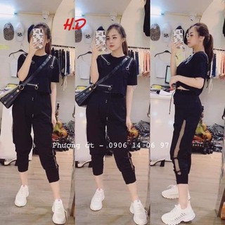 Bộ quần áo khoá vai H&Đ