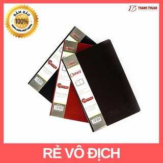 Sổ bìa da 160 trang office h9 hồng hà