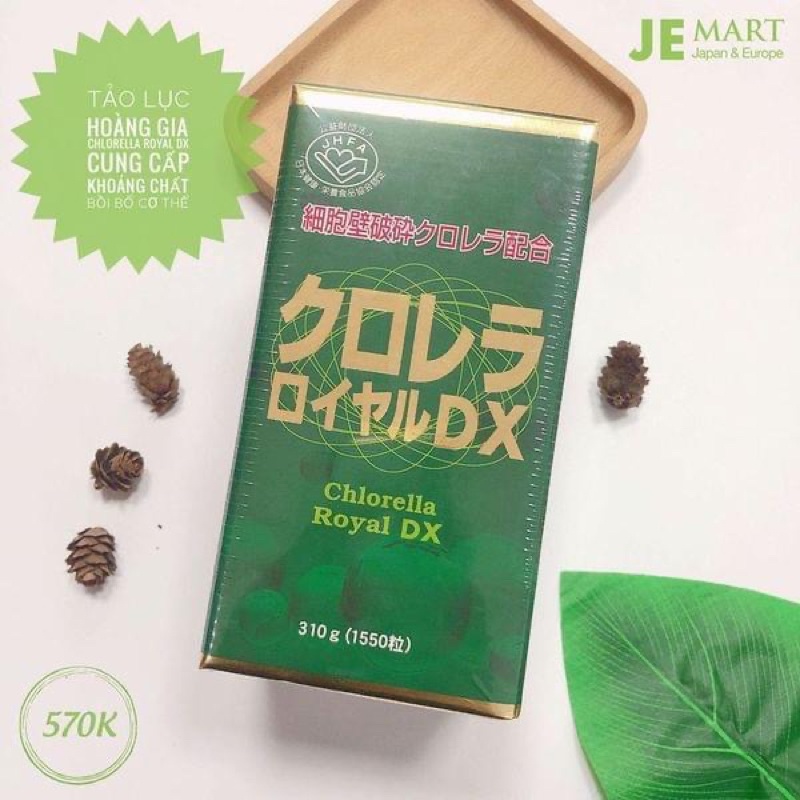 Tảo lục hoàng gia Chlorella Royal DX Nhật Bản 1550 viên