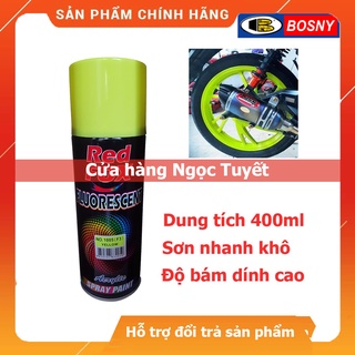 Sơn xịt màu vàng tươi nổi redfox, sơn ô tô, xe máy dung tích 400ml - nhập khẩu Thái Lan