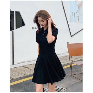 Váy cho con bú polo trẻ trung, thích hợp cho mẹ sau sinh