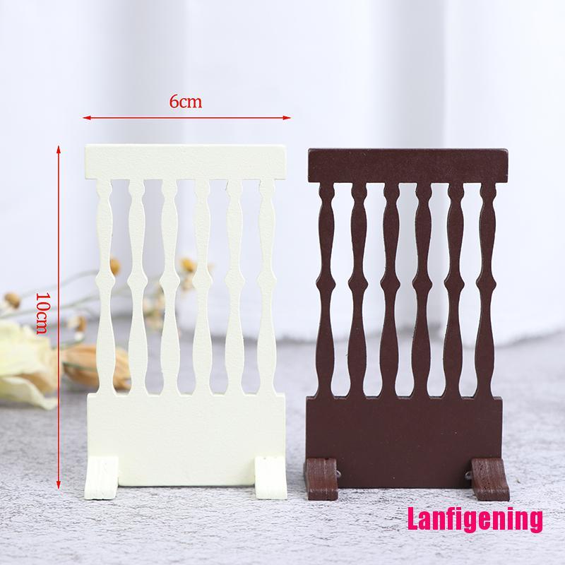 Mô Hình Hàng Rào Gỗ Mini Tỉ Lệ 1 / 12 Trang Trí Nhà Búp Bê Phong Cách Nhật Bản