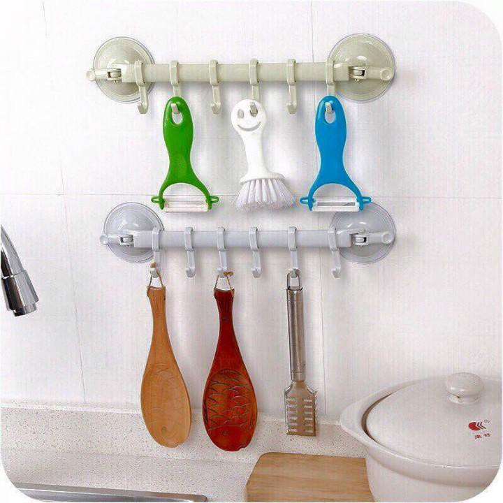 Móc Treo Nhà Tắm, Nhà Bếp Hút Chân Không - 2 Đầu Hít Chân Không 1303