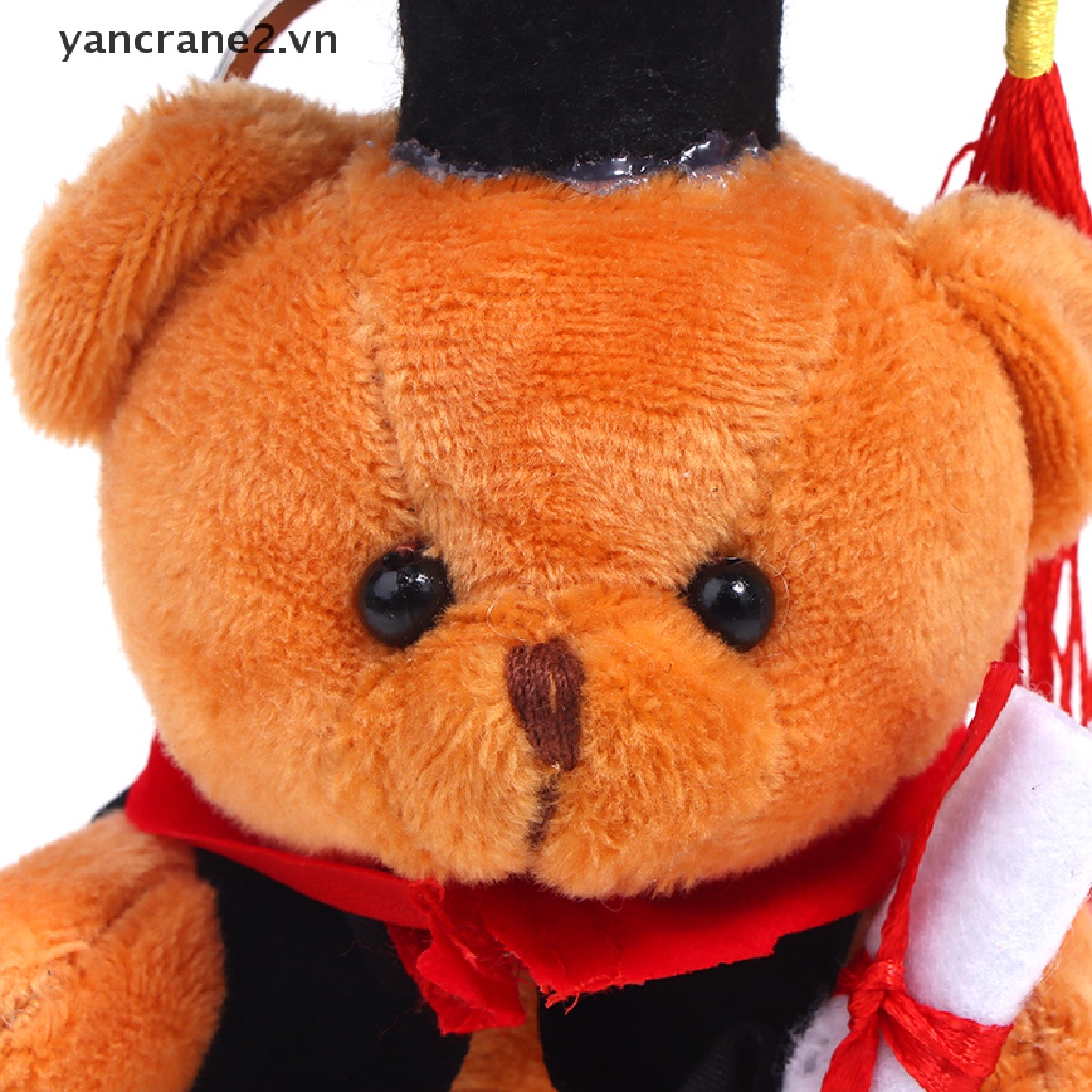 Móc Khóa Hình Gấu Bông Mini 10cm Dễ Thương {yancrane2.vn}