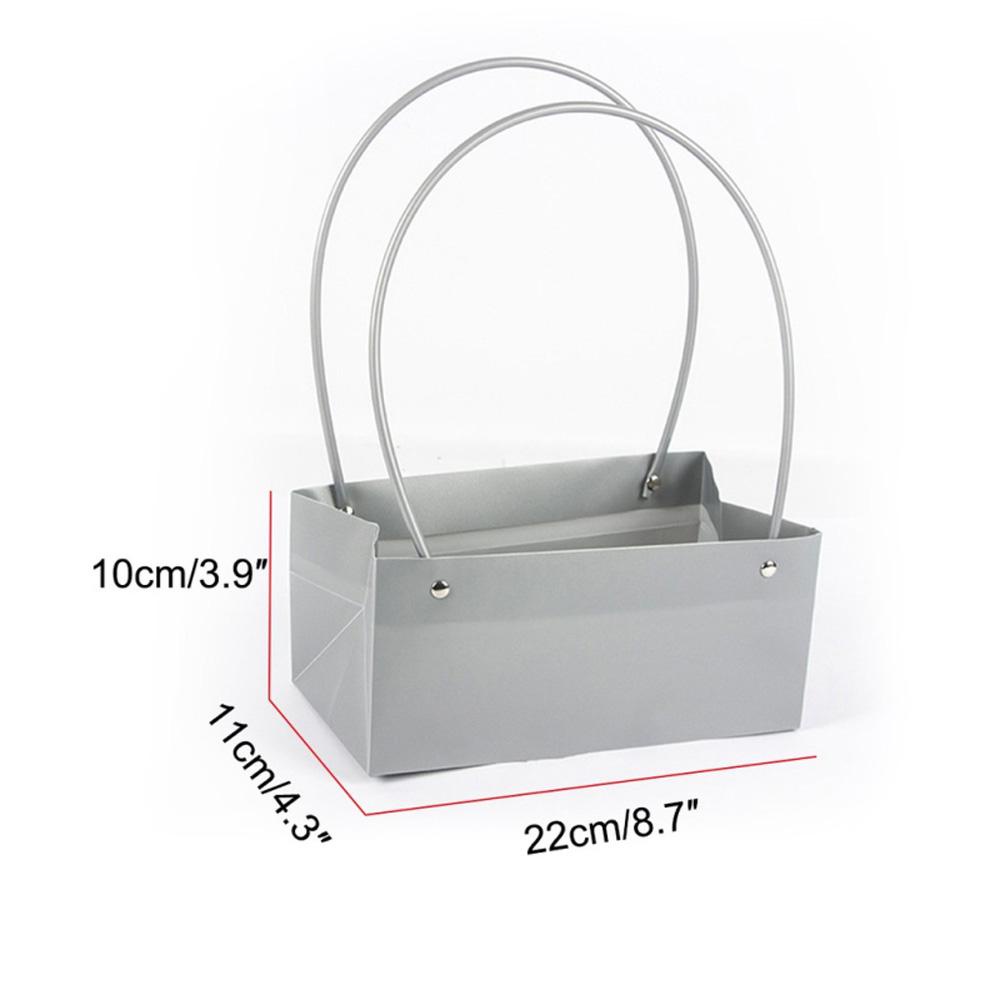 Túi Giấy Kraft Đựng Hoa Chống Thấm Nước Có Tay Cầm Sắp Xếp Gọn Gàng Trang Trí Tiệc Sinh Nhật / Valentine