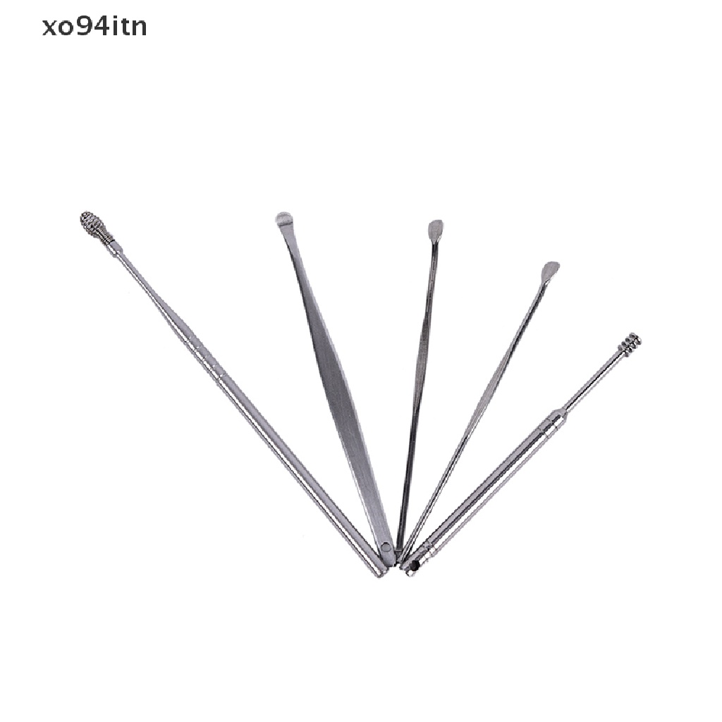 Set 5 Dụng Cụ Lấy Ráy Tai Bằng Thép Không Gỉ