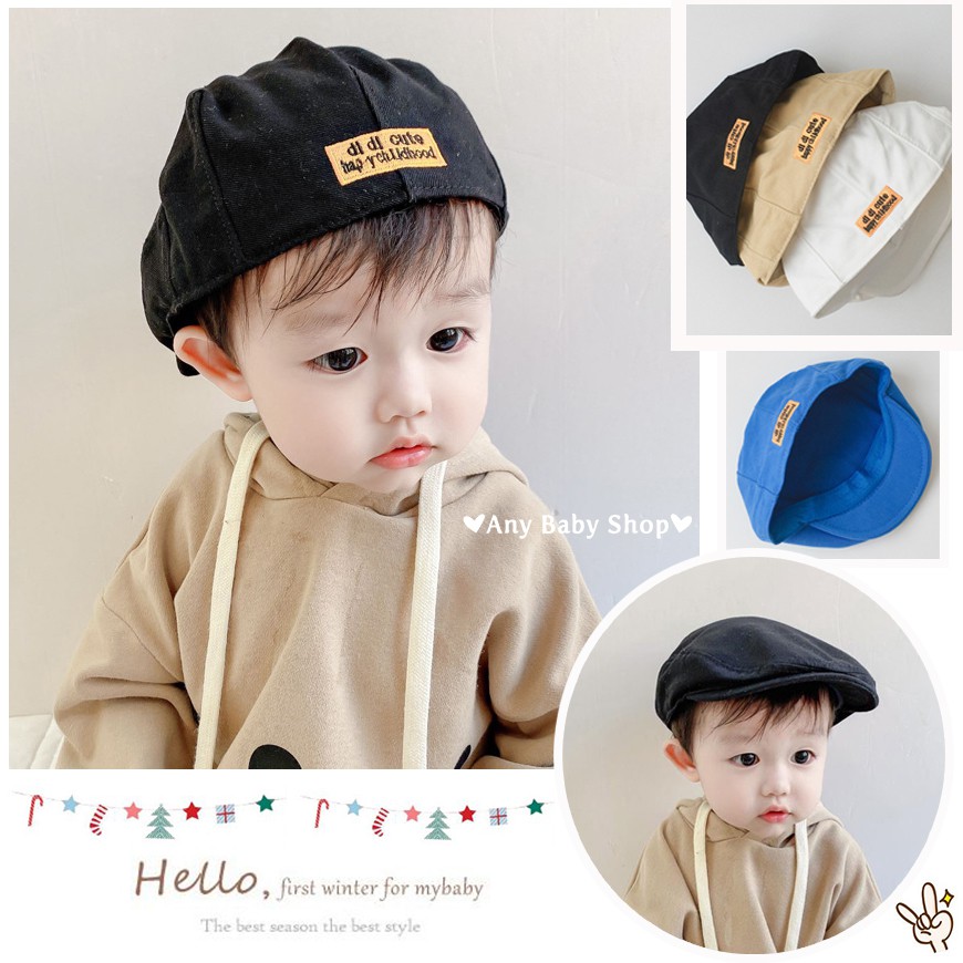 Nón Mũ nồi Beret đội được hai kiểu cho bé nhiều màu cực cool (hàng có sẵn) ❣❣