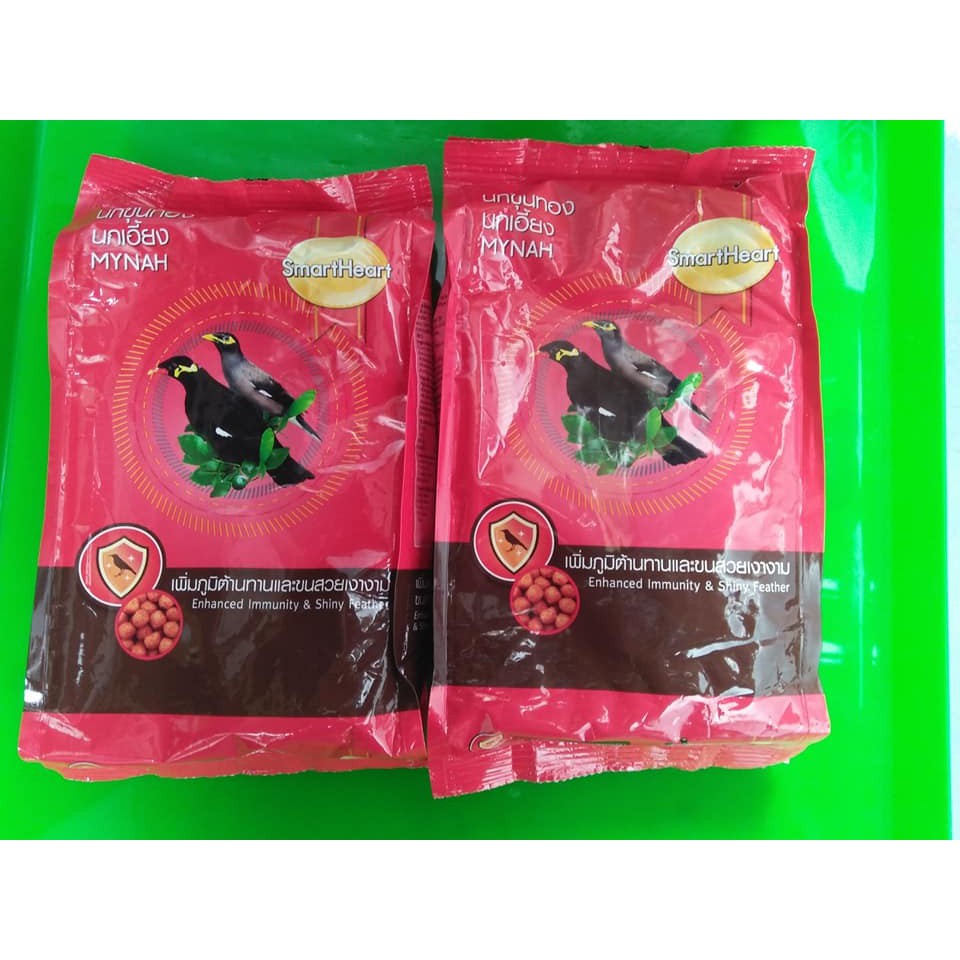 Combo 2 Cám Ớt SmartHeart 400g - Thức Ăn Cho Chim Nhồng, Sáo, Cưỡng, Két