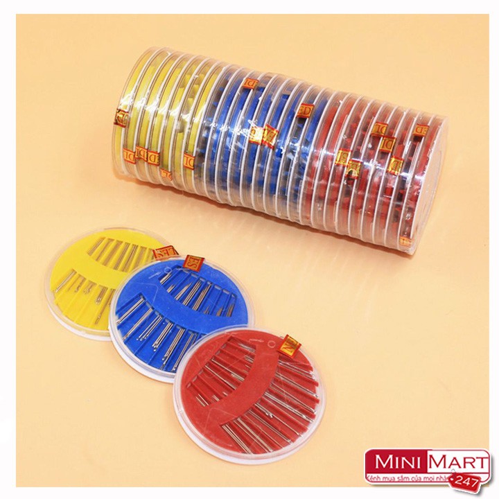 HỘP 24 CÂY KIM MAY ĐỒ NHIỀU Kích thước