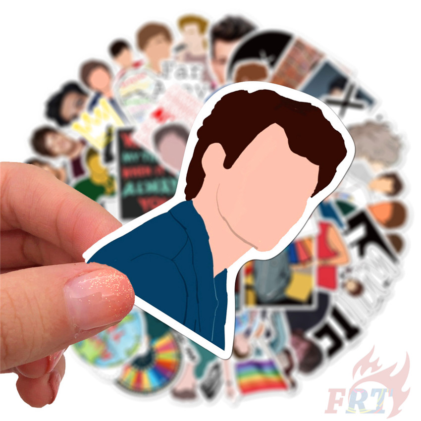 ❉ Louis Tomlinson - One Direction 1D Singer Stickers ❉ 50Pcs/Set Waterproof DIY Fashion Decals Doodle Stickers