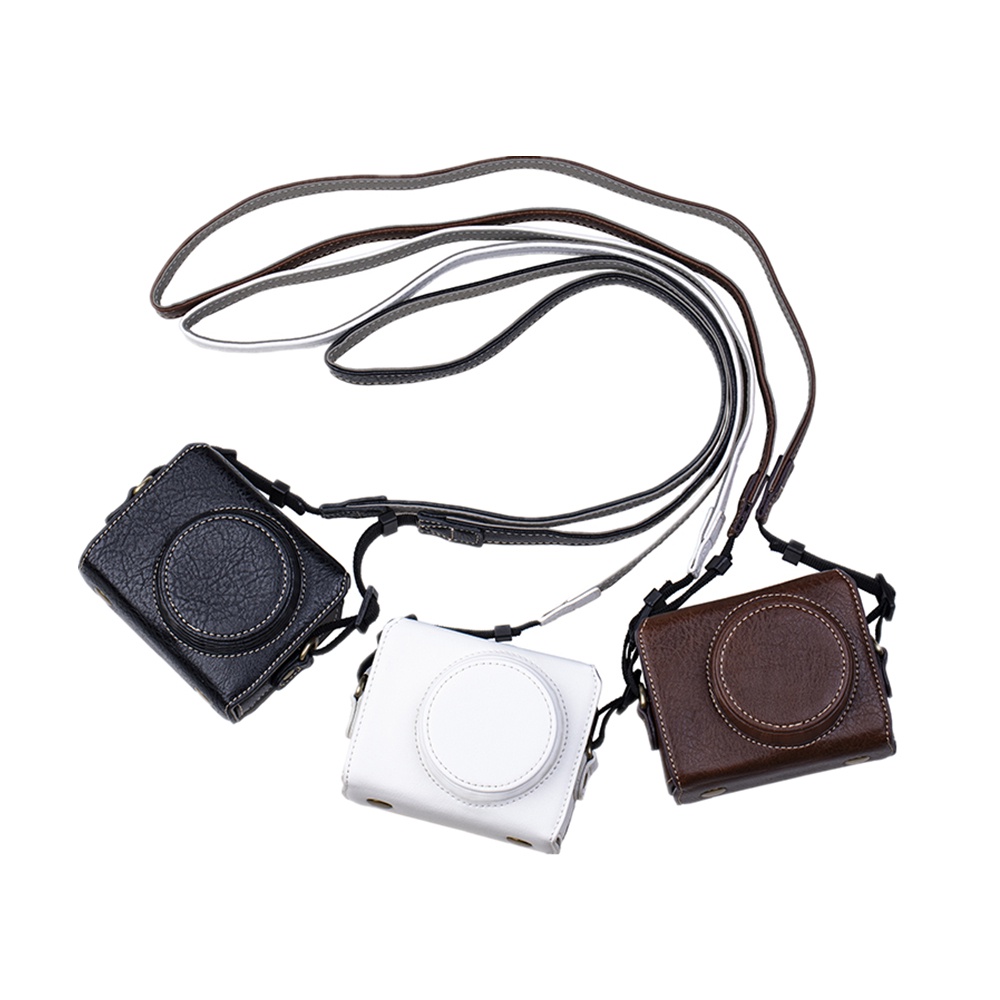 Set túi da PU + dây đeo vai cho máy ảnh Sony ZV1