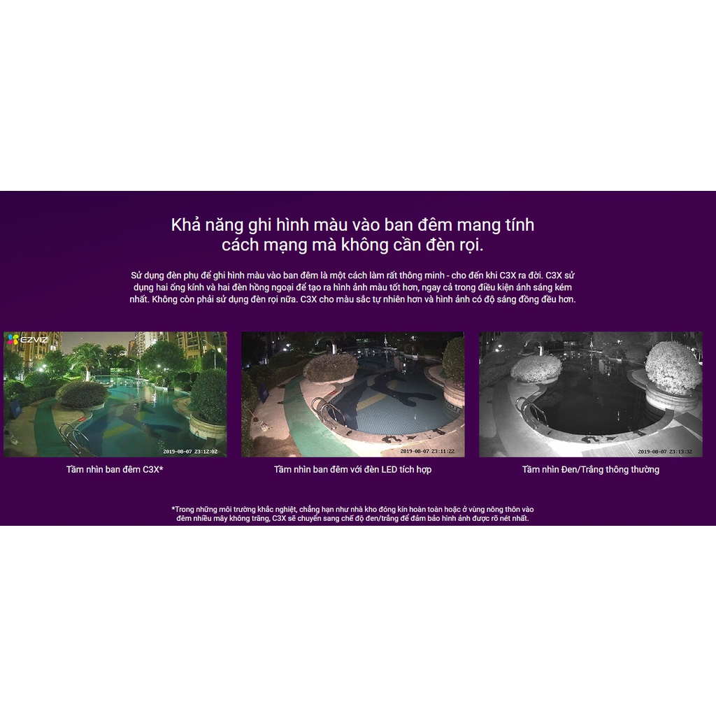 Camera ip wifi thông minh ezviz c3x ống kính kép siêu nét, công nghệ AI