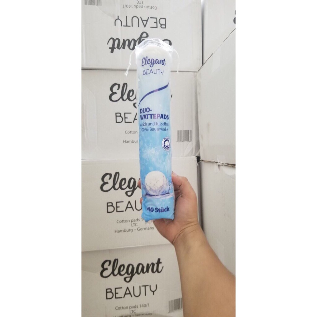 Bông Tẩy Trang Elegant 140 Miếng - Nhập Khẩu Đức