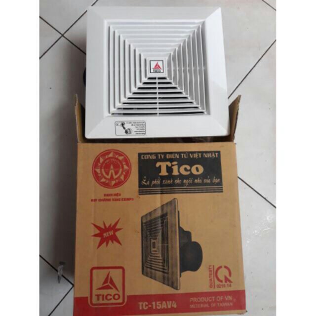 Quạt hút âm trần TC 15AV4( lỗ chờ 20X20cm)