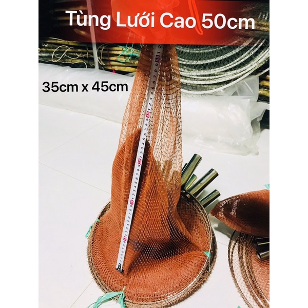 Vợt xúc cá cán inox tay cầm 10cm(1 tất), vợt inox 6li(6mm) tùng lưới rộng dài