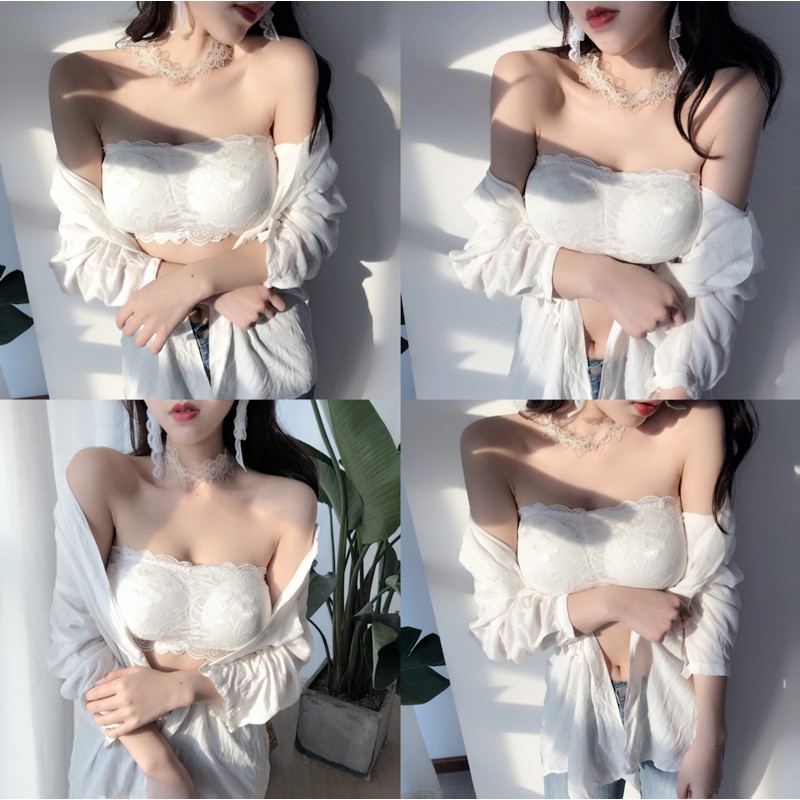 Áo bra không dây gân tăm co giãn, áo ngực được thiết kế theo phong cách năng động và gợi cảm - B088