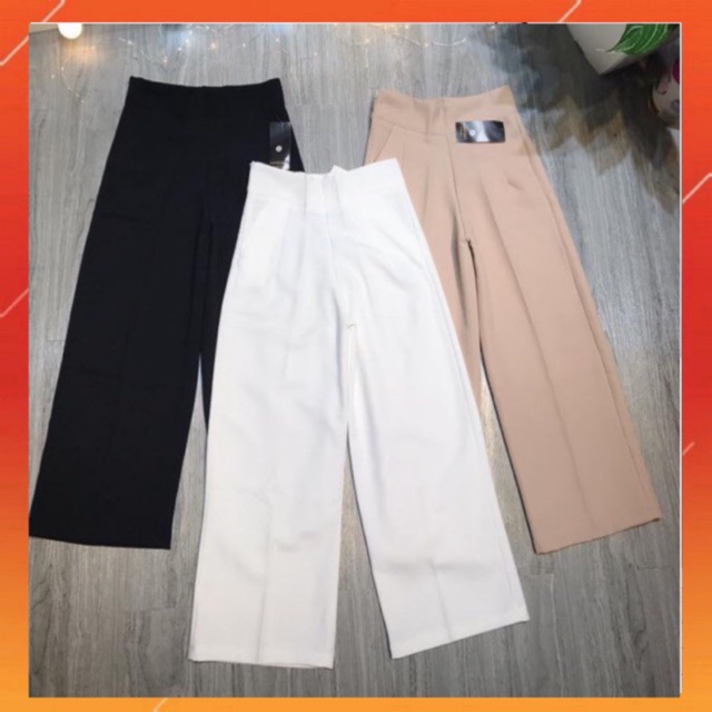 [SALE LỖ ] Quần Ống Sớ Khoá Sườn  Tôn Dáng