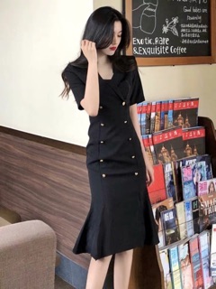 [ ORDER ] Váy đuôi cá xẻ tà kèm ảnh thật