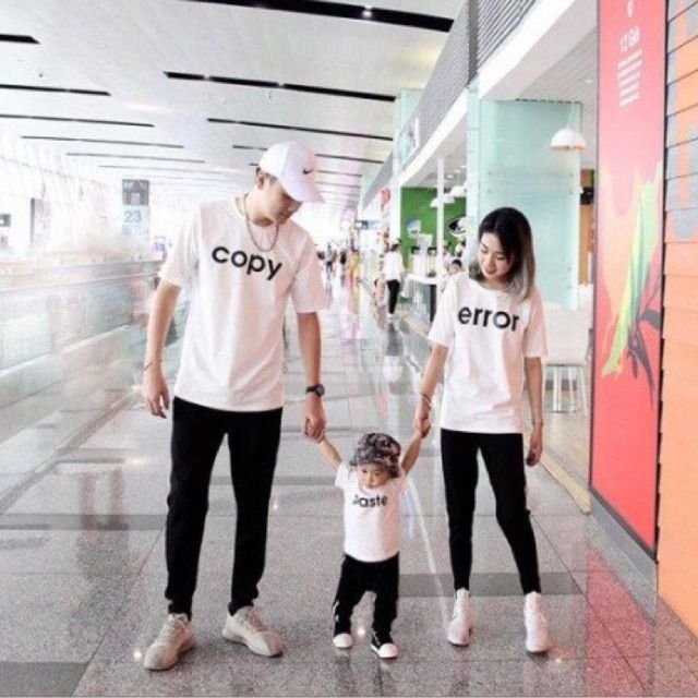 ÁO GIA ĐÌNH COPY PASTER -áo gia đình đi biển chất cotton mịn mát. Có size 100 kí [ giá sĩ]