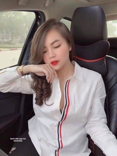 Áo sơmi viền nẹp cúc (HS)