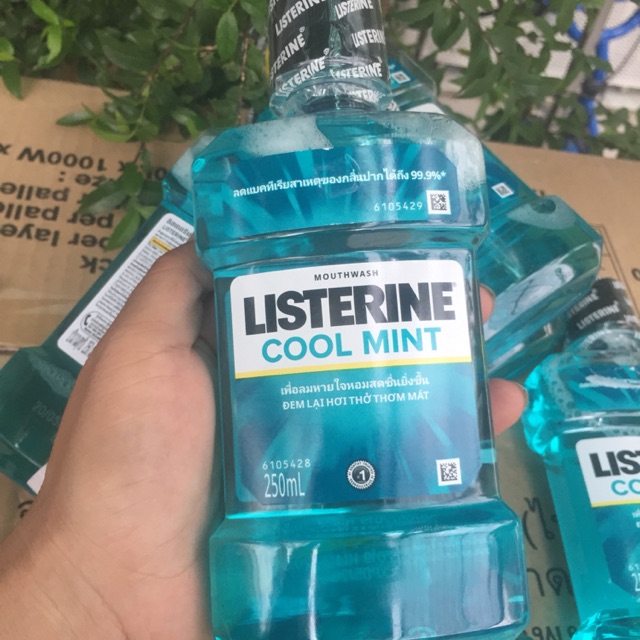 Combo 10 chai listerin 250ml công ty