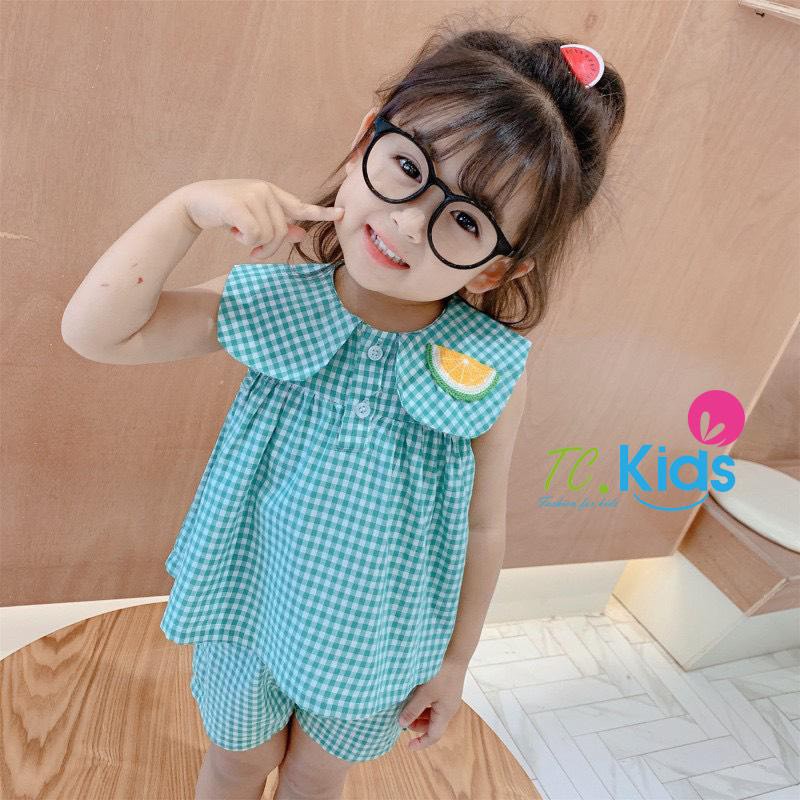 Bộ thun caro cho bé