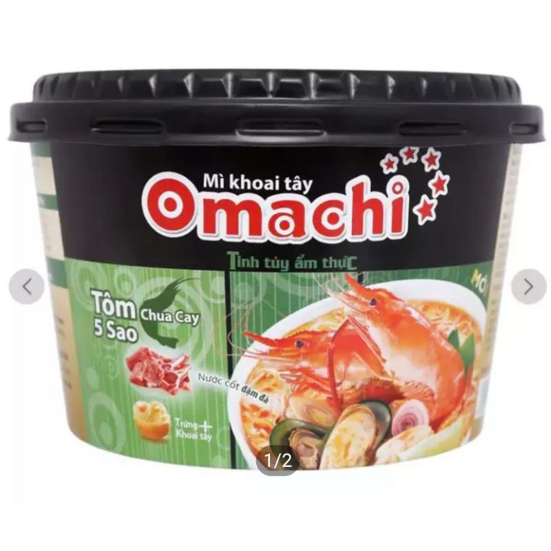 Mì omachi  khoai tây vị bò hầm