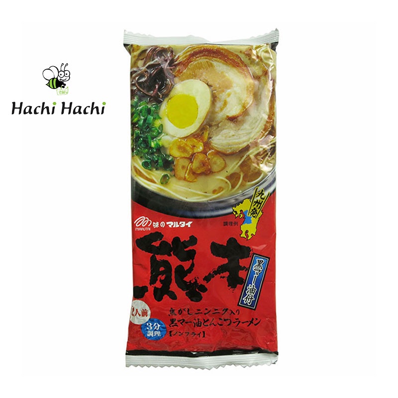 Mì Ramen không chiên xương hầm dầu mè cháy tỏi Marutai 186g - Hachi Hachi Japan Shop