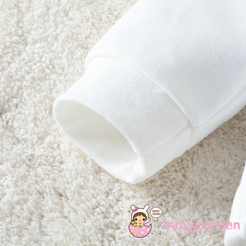 Áo Liền Quần Tay Dài Cổ Tròn In Họa Tiết Giáng Sinh Cho Bé 0-24 Tháng Tuổi