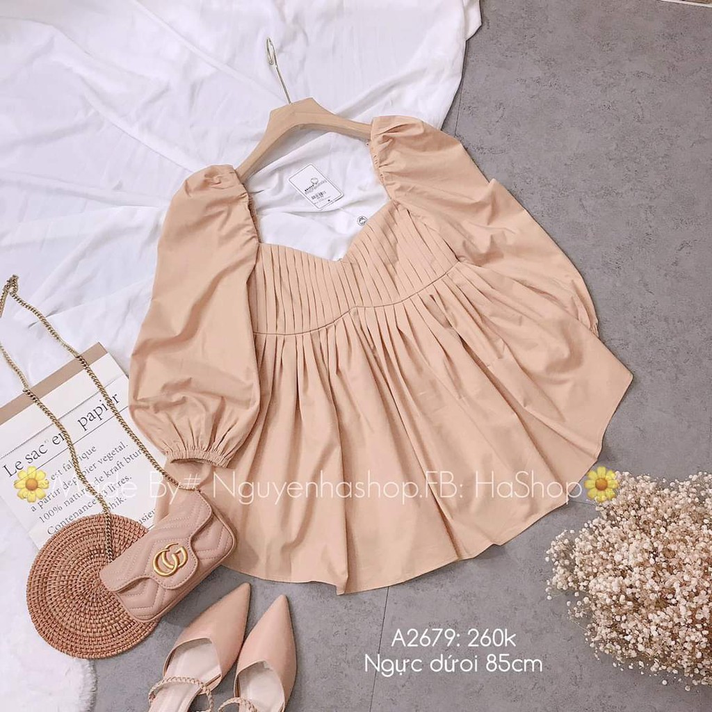 ÁO TRƠN DÁNG XÒE ( ảnh thật + video )
