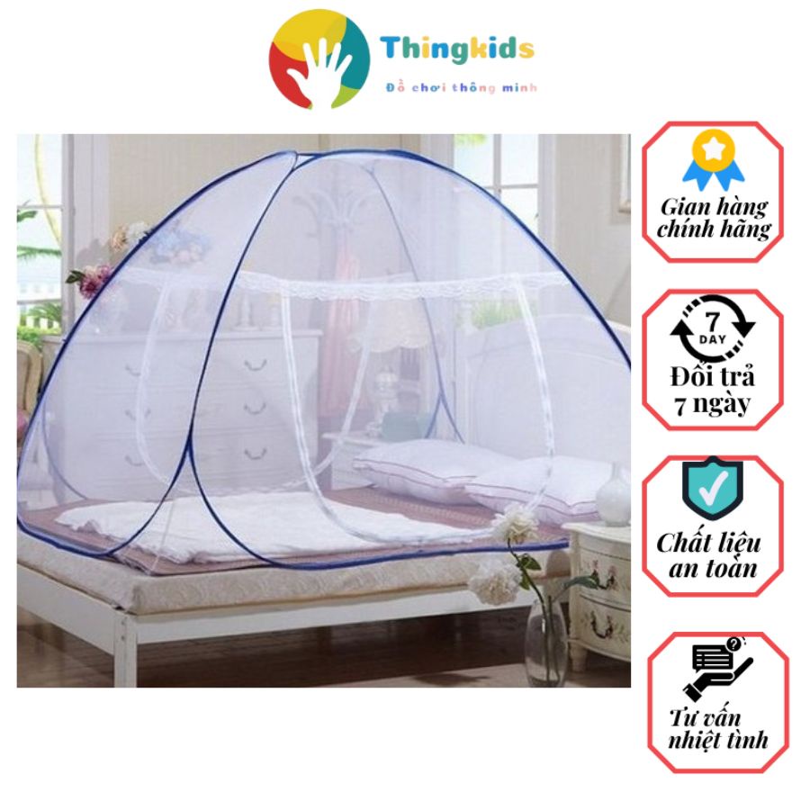 Màn bung 1.6m 1.8m 2.2 m tiện lợi gọn gàng tránh muỗi - Thingkids