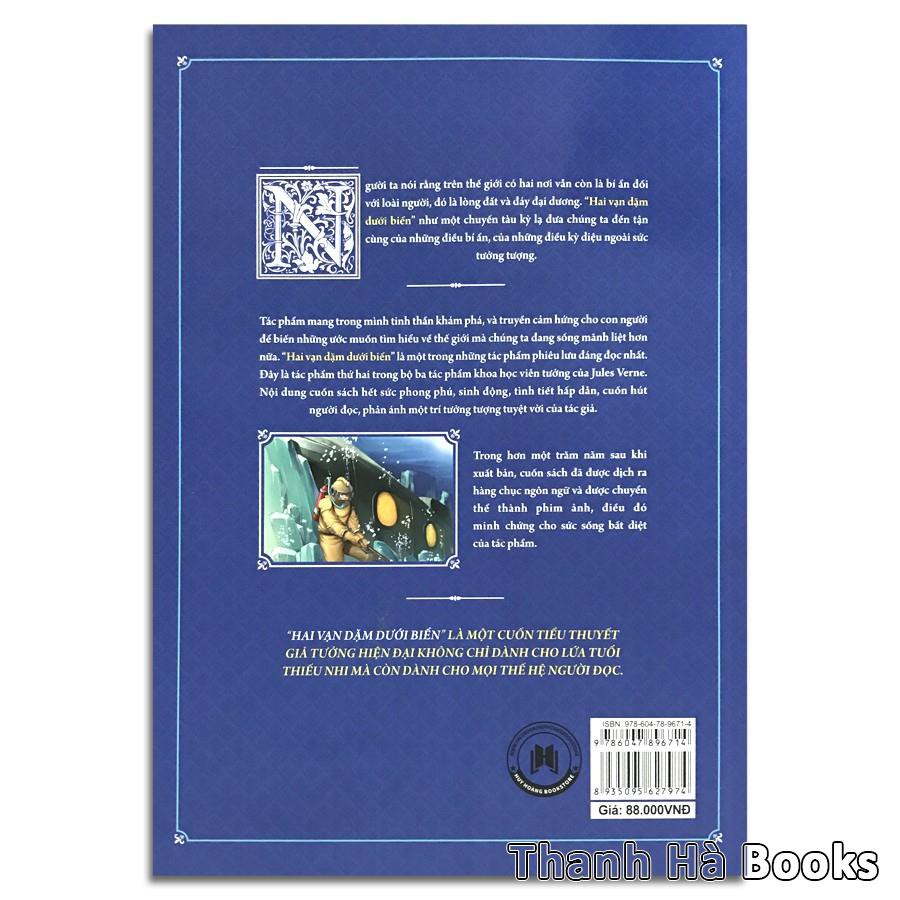 Sách - Văn học kinh điển thế giới - Hai vạn dặm dưới biển (truyện tranh màu)