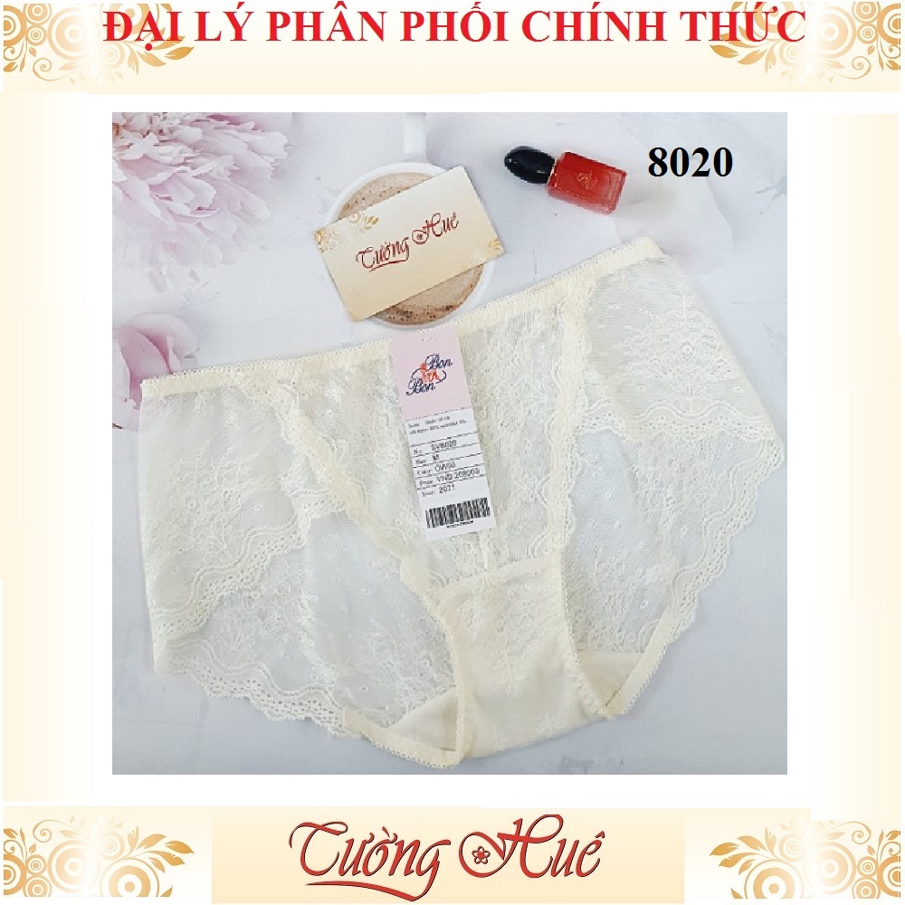 Quần lót nữ Bon Bon SV8020 ren xuyên thấu, lưng cao vừa.