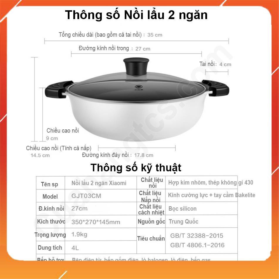 NỒI LẨU INOX 2 ❤️FREESHIP❤️ NGĂN 30 CM DÙNG ĐƯỢC CẢ BẾP TỪ BẾP GA, BỘ KÈM VUNG KÍNH  [HÀNG ĐẸP]