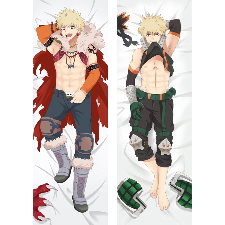 Vỏ Gối Hai Mặt In Hình Anime My Hero Academia Bakugou Katsuki Dakimakura