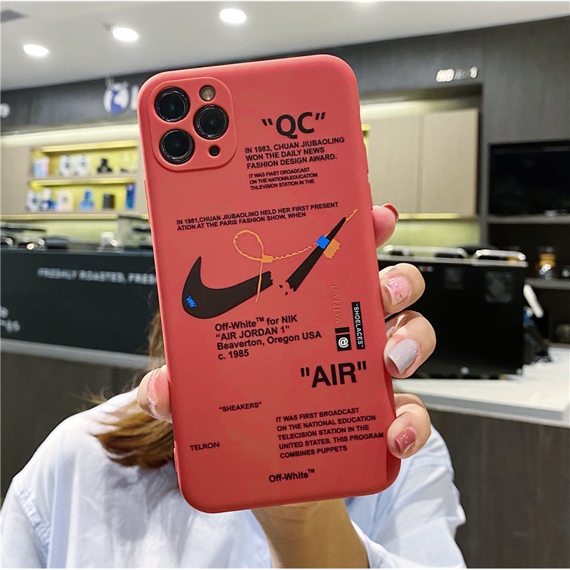 Ốp điện thoại họa tiết Nike tinh tế cho iPhone 11 Pro Max XS Max XR X 7 Plus 8 For iPhone 12 Pro Max