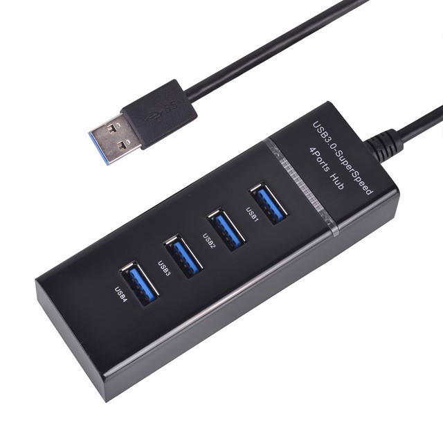 XẢ KHO -  Hub Chia 1 Cổng USB 3.0 Thành 4 Cổng USB 2.0 Có Công Tắc BTC01