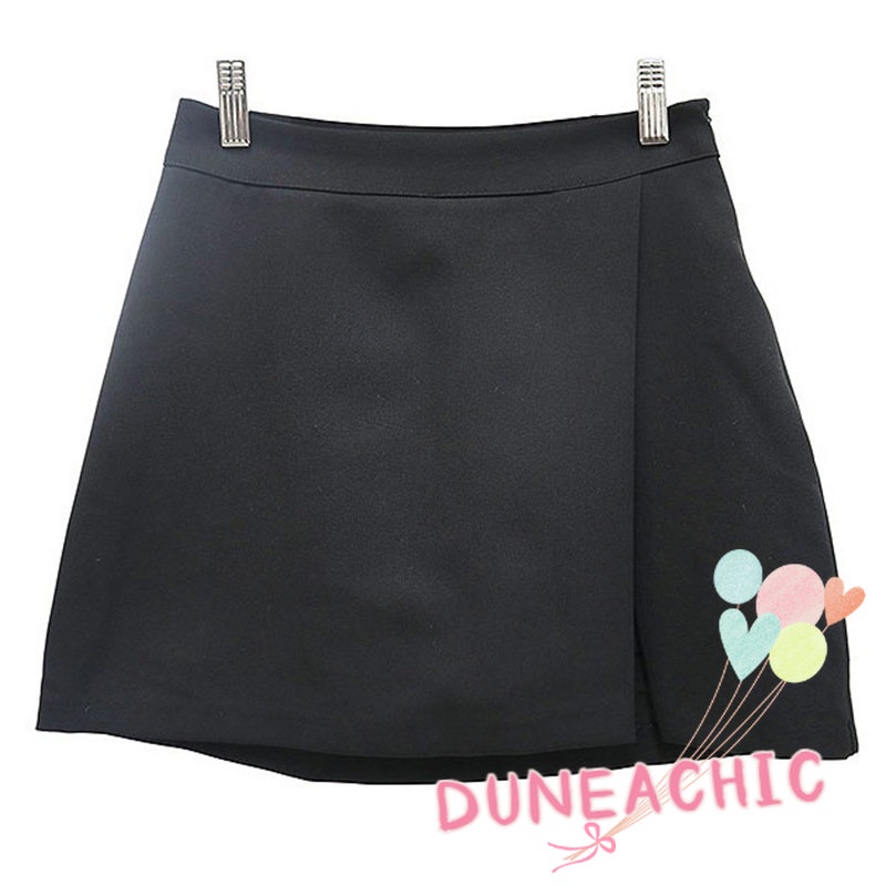DUNEA Quần Culottes Lưng Cao Dáng Chữ A Xẻ Tà Quyến Rũ Dành Cho Nữ
