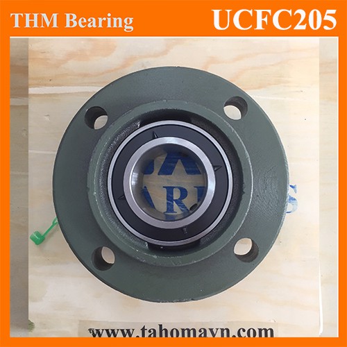 Gối đỡ vòng bi trục 25mm, hình tròn, gối đỡ trục ngang, trục dọc