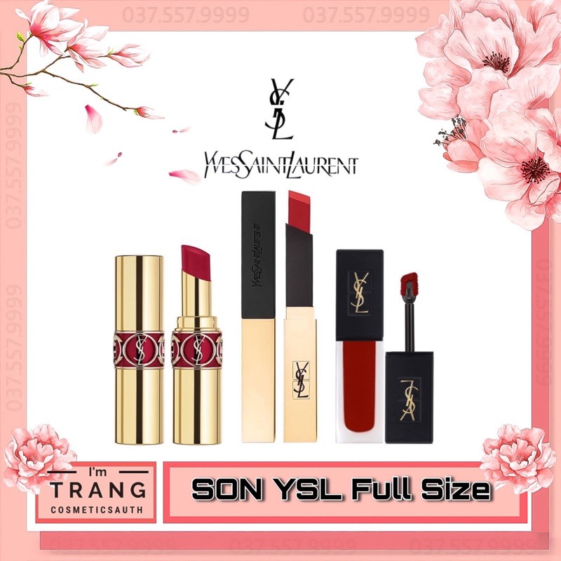 Son YSL Rouge Pur Couture The Slim_YSL Slim Hàng Chính Hãng